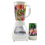 2-in-1 System Includes: 1.5 Cup Food Chopper, 10 Speeds, 42 oz Plastic Jar