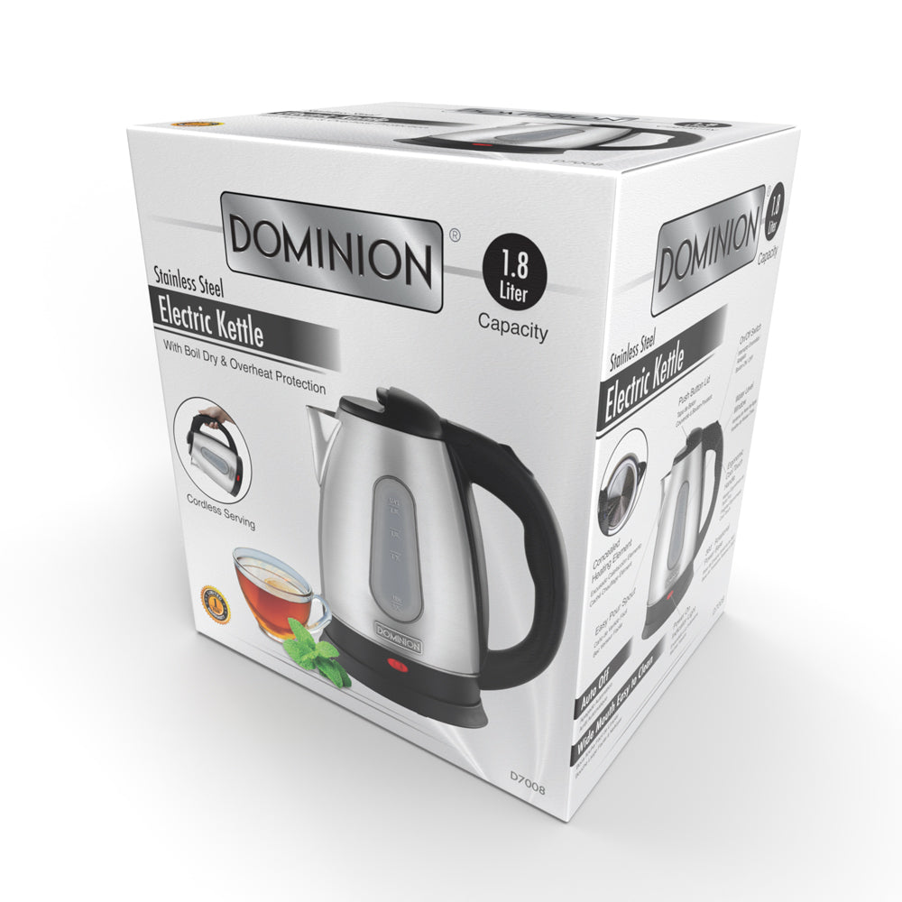 1.8-Liter Stainless-Steel Electric Kettle